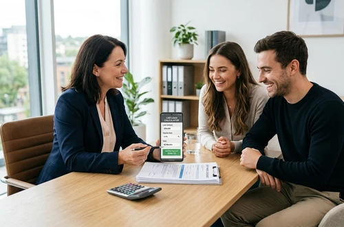 Friendly auto loan advisor ready to assist